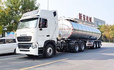 我司與東北物流公司達成鮮奶運輸車采購意向